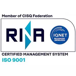 ISO 9001 certificate